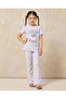 Girls Purple Printed T-shirt - 2