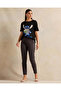 Women Black Printed T-Shirt - 2