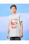 Senior Boys Grey Sneakers Print T-Shirt