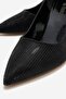 Women's Stiletto Shoes; Black - 3