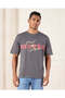 Men Charcoal Printed T-Shirt