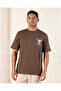Men Brown Printed T-Shirt - 2