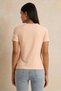 Women Orange Round Neck T-Shirt - 3