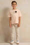 Boys Pink Printed T-shirt - 2