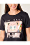 Women Black Spyxfam Printed T-Shirt - 4