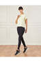 Women Yellow Plain Active T-Shirt - 2