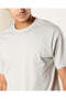 Men Grey Solid T-Shirt - 4