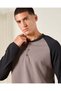 Men Assorted Plain Long Sleeves T-Shirt - 4
