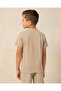 Boys Beige Plain T-Shirt - 2