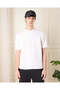Men White Jacquard T-Shirt