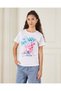 Senior Girls White Printed T-shirt