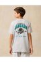 Senior Boys Grey Mel Over Size Jaguars T-Shirt - 3