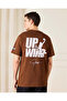 Men Brown DNK Print T-Shirt - 2