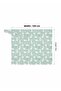 100% Cotton Muslin Nursing Cover - Mint Bunny (Oeko-Tex Certified) - 2