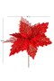 Christmas Ornament Poinsettia Red 40 Cm. - 4