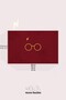 Harry Potter Red Glasses Pattern Wall Covering Wall Tapestry Suede Textured Fabric - 2