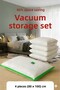 4 Pieces (80X100) cm Select & Take Vacuum Bag - Vacuum Bag - Quilt Bag Set - 2