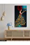 Butterfly Skirted Flower Woman One Piece Canvas, Canvas Painting - 3