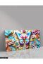 Colorful Wings One Piece Canvas, Canvas Painting - 2