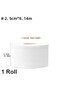 1 Roll White Self-Adhesive Kinesiology Tape Skin-Friendly Elastic Sports Bandages Boxing, Foot...
