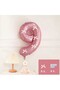 Pink Number Balloon with White Ribbon - Pink Number Balloon with White Bow, Age 9