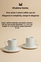 Pure Series 2-Piece Porcelain Coffee Cup Set 100 ml – White - 4