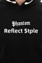 Men's Black Hooded Kangaroo Pocket Fleece-Lined 3 Thread Winter Casual Tracksuit Set with Fleece Inside - 6