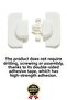 Special Production Drawer Refrigerator Cabinet Window Fixer Baby Child Protective Safety Lock 2 Pieces - 3