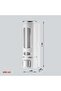 400ml Wall Mounted Manual Soap Dispenser Bathroom, Kitchen Hand Liquid Shampoo Shower Gel 1Pcs White V-52
