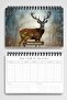 Deer Themed A5 Spiral Bound To-Do List Weekly Planner - 2