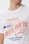 Merlin Men's 100% Cotton Crew Neck T-Shirt Off White - 5