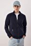 Lacivert Regular/Normal Kesim Fermuarlı Polar Sweatshirt TMNAW26SW00063
