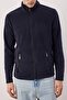 Lacivert Regular/Normal Kesim Fermuarlı Polar Sweatshirt TMNAW26SW00063 - 3