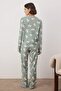 Mint %100 Pamuklu Uyku Temalı Kuzu Desenli Örme Pijama Takımı THMAW26PT00046 - 4