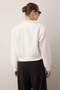 Ekru Crop İnce Bomber Mont TWOSS24MO00032 - 4