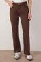 Kahverengi Yüksek Bel Comfort/Esnek Straight Jeans TWOAW26JE00302 - 3