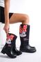 Mother Daughter Combination Waterproof Rain Boots Signed by Minnie - 3