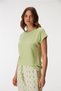 Women's Crew Neck Detailed Short Sleeve Pajama Set - 2