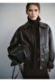 Oversize Leather Look Jacket