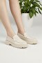 Women's Casual Oxford Shoes Beige - 2