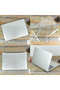 For MacBook Air 13.3 Inch A2337 M1 A2179 A1932 Compatible Crystal Glossy Transparent Hard Case Hard Case Protective Cover Slim Lightweight - 6