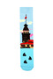 Istanbul Themed Set of 5 Colorful Socks |   Unisex Gift Boxed Socks |   Natural Cotton - 5