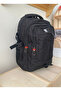 Ergonomic Multi-Eye Black Laptop Backpack |   Medium Size Waterproof School and Daily Bag - 5