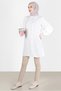 Tunic with Stone Button Detail 42578