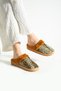 Leopard Fur Lined Winter Slippers House Slippers - 6