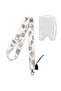 Women's Birth Pattern Neck Lanyard Badge Holder + Double-Sided Card Holder Set of 2