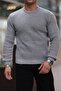 Men's Crew Neck Wool Blend Thessaloniki Knit Sweater - 6