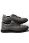 Men's 100% Genuine Leather Orthopedic Sole Rubber Lace-Up Shoes - 4