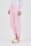 Pink Striped Waist Tie Drawstring Women's Pajama Bottoms 4527 - 3