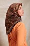 وشاح حريري بنمط فيكتور أسود-مينك - 2